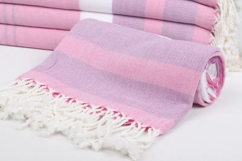 Hammam towel, Gift Boxes Towel, 70x40 Cotton Striped Towel, Bachelorette Party Gifts Bridesmaids, Turkish beach towel with fringe, Best Beach Towel - 4