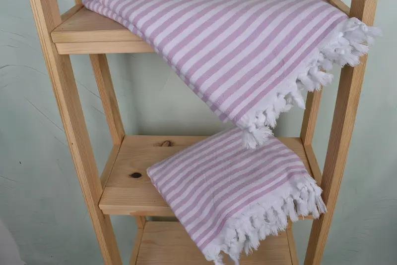 70x36 Cotton Terry Striped Towel, Best Wedding Gift, Beach towel, Customized Turkish Towel, Spa Towel, Gift Towel, Turkish bath towel, Gift For Him - 5