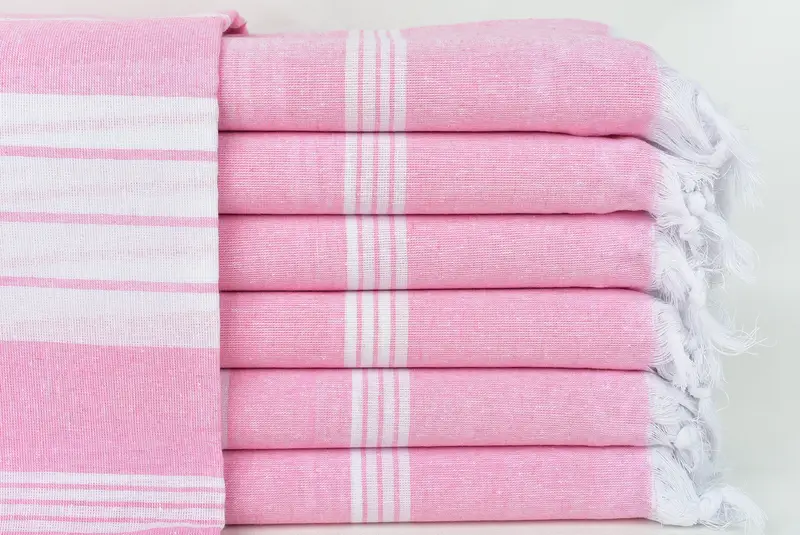 Embroidered Towel, 68x36 Cotton Striped Towel, Bachelorette Party Gifts, Bachelorette Party Favors Beach, Bachelorette Party Gift, Turkish Towel Set - 1