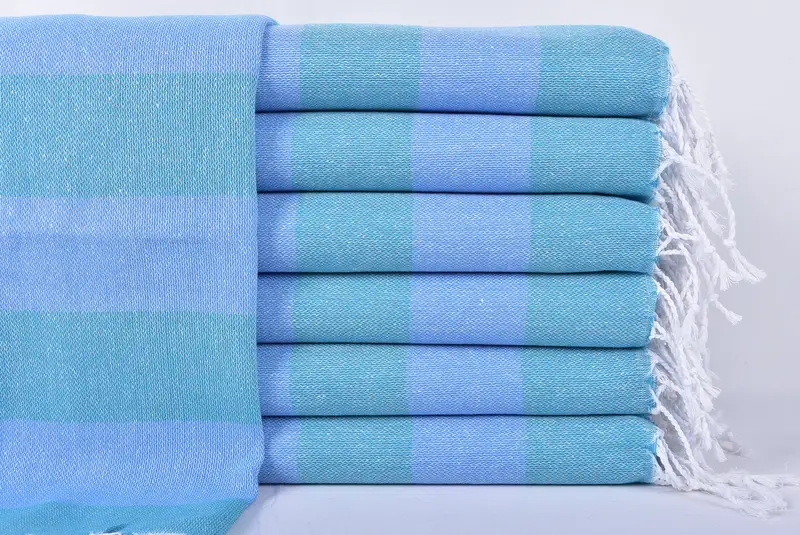 Turkish Towel Hand Towel, 40x18 Cotton Striped Towel, Gift Boxes Tea Towels, Summer Towel, Monogram Kitchen Towel, Spa Towel, Wedding Favors - 1