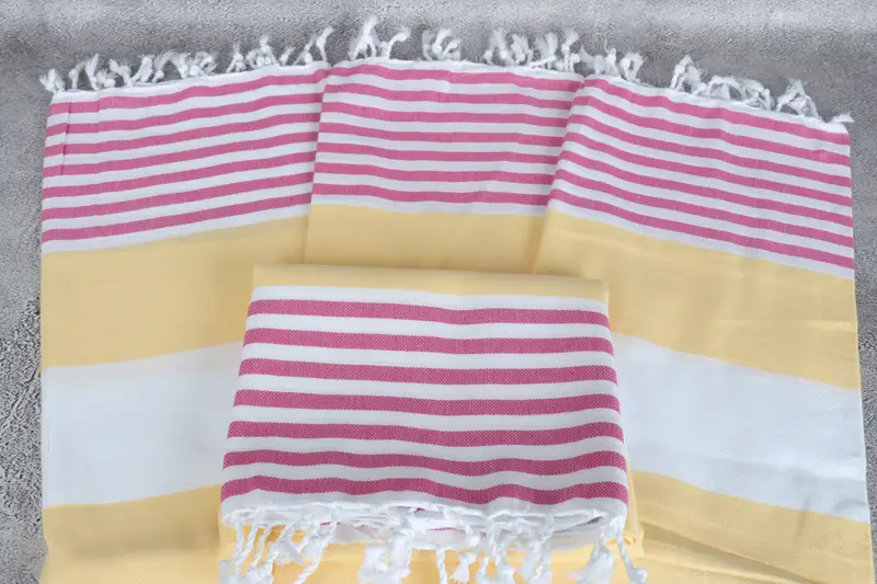 Fouta towel, 70x40 Cotton Striped Towel, Gift For Him, Turkish towel bulk order for wedding gifts, Personalized Turkish Towel, Baby Boy Gift - 4