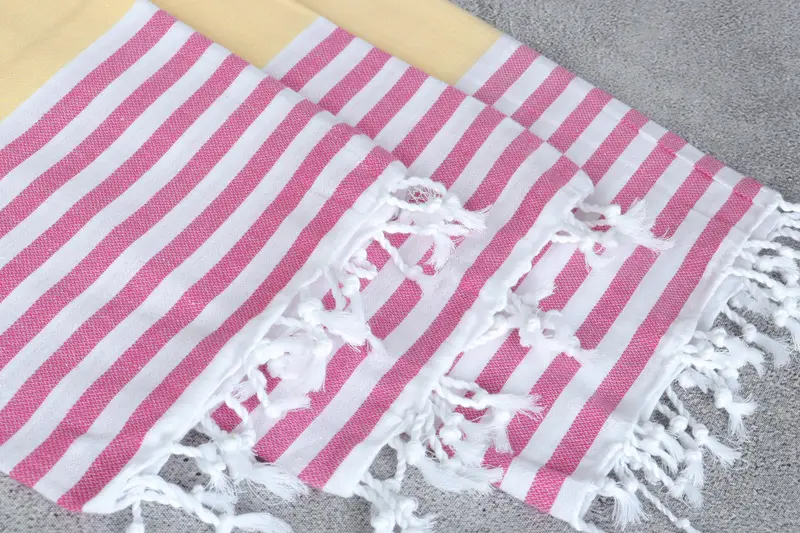 Fouta towel, 70x40 Cotton Striped Towel, Gift For Him, Turkish towel bulk order for wedding gifts, Personalized Turkish Towel, Baby Boy Gift - 5