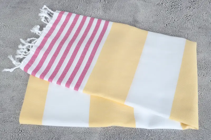 Fouta towel, 70x40 Cotton Striped Towel, Gift For Him, Turkish towel bulk order for wedding gifts, Personalized Turkish Towel, Baby Boy Gift - 6