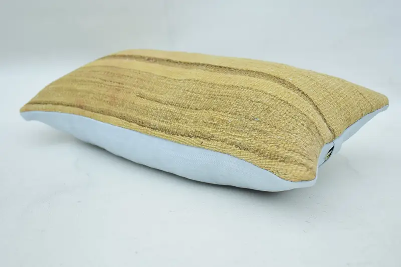 Office Chair Cushion Case, Gift Pillow, Authentic Pillow Cover, Cushion Case, Pillow for Sofa, Vintage Pillow, 8x16 Beige Pillow - 6