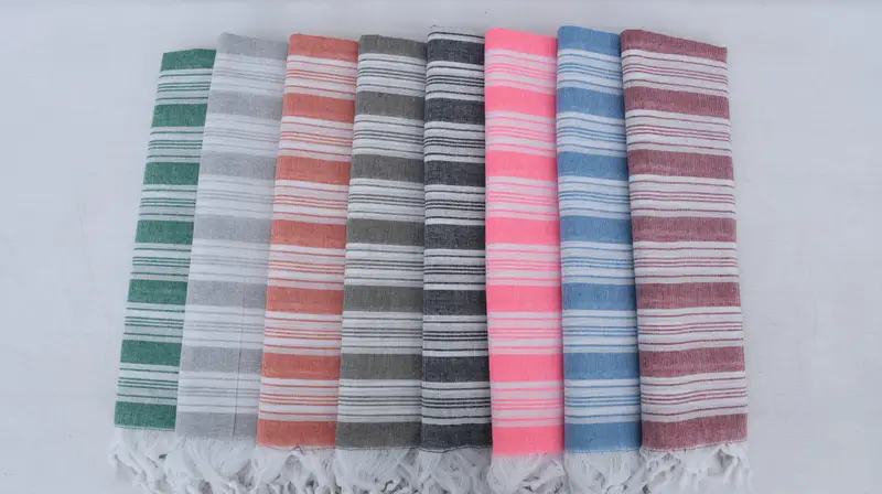 Family Gift Basket, Wedding Gifts Towel, Bachelorette Gifts, Gift For Best Friend, Kids Beach Towel, Gift For Her, 70x40 Cotton Striped Towel - 3