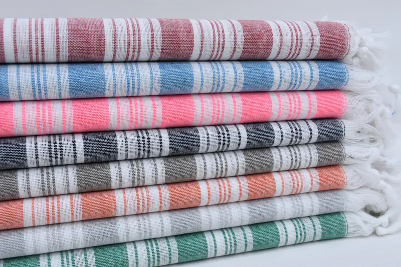 Family Gift Basket, Wedding Gifts Towel, Bachelorette Gifts, Gift For Best Friend, Kids Beach Towel, Gift For Her, 70x40 Cotton Striped Towel - 1