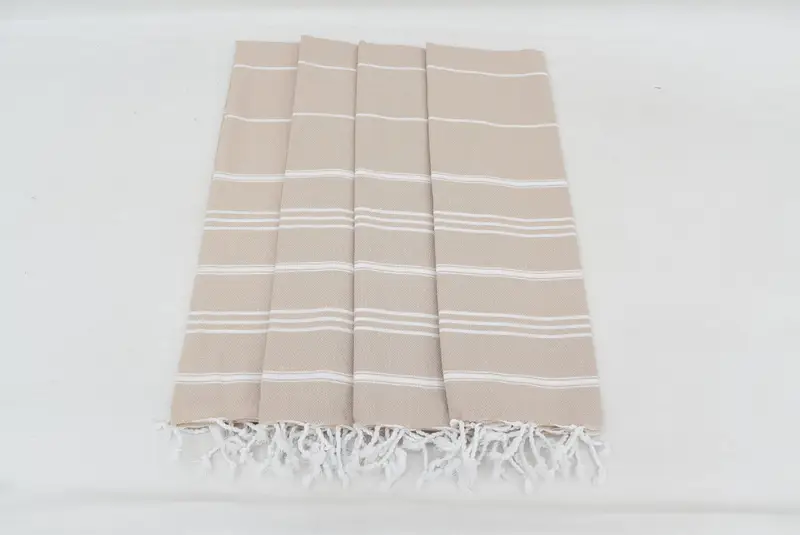 Türk havlu monogramı, düğün iyilikleri, nedime hediyeleri, eve taşınma hediyesi, spor salonu havlu, küçük banyo havluları, bebek hediyesi, 40x24 pamuklu çizgili havlu - 8