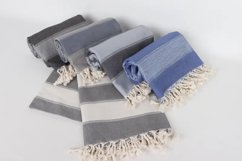 Luxury towel, Wedding Gift, 68x36 Cotton Striped Towel, Wedding Gift Ideas, Bridal Shower Gift, Unique Turkish towel with custom embroidery USA - 4