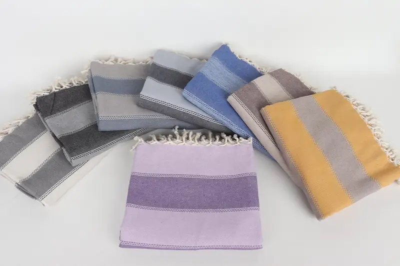 Luxury towel, Wedding Gift, 68x36 Cotton Striped Towel, Wedding Gift Ideas, Bridal Shower Gift, Unique Turkish towel with custom embroidery USA - 3