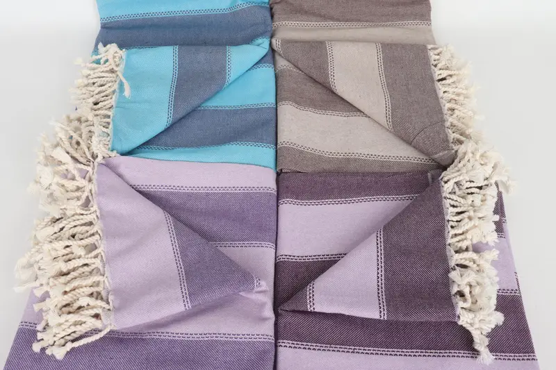 Luxury towel, Wedding Gift, 68x36 Cotton Striped Towel, Wedding Gift Ideas, Bridal Shower Gift, Unique Turkish towel with custom embroidery USA - 5