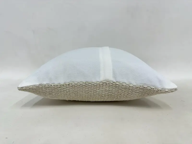Turkish Kilim Pillow, Boho Pillow, 16x16 Beige Cushion Case, Decorative Bolster Cushion Case, Pillow, Knitted Cushion, Boho Pillow Sham Cover - 7