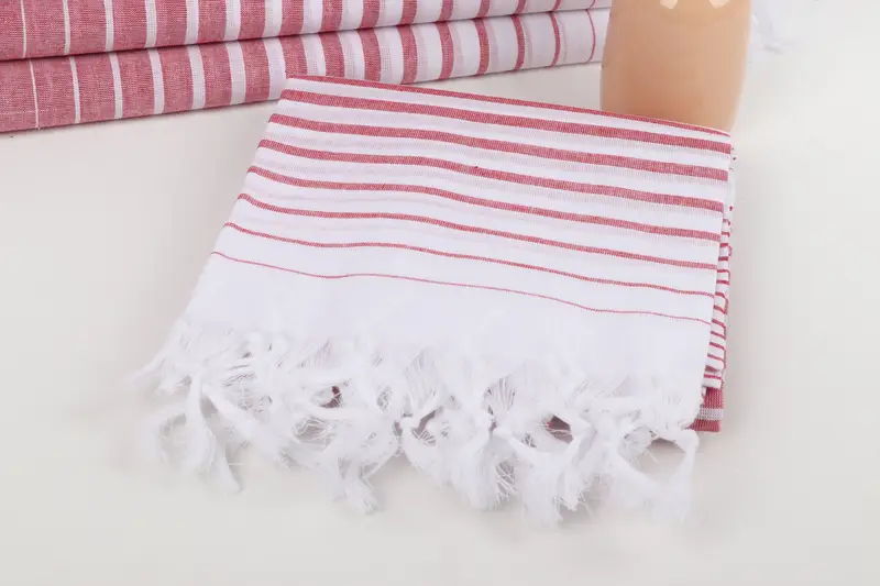 Lightweight Turkish towel for beach, Gift For Mom, 68x36 Cotton Striped Towel, Personalized Beach Towel, Turkish Towel USA, Bridesmaid Gift Towel - 5