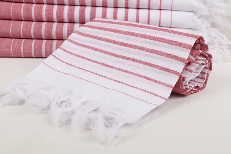 Lightweight Turkish towel for beach, Gift For Mom, 68x36 Cotton Striped Towel, Personalized Beach Towel, Turkish Towel USA, Bridesmaid Gift Towel - 4