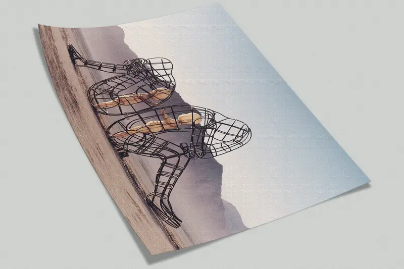 Two People Turning Their Backs On Each Other At Burning Man, Abstract Wallpaper, Alexander Milov Wall Poster, Couple Wall Art, - 6