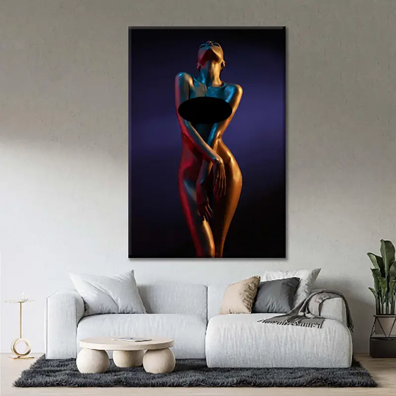 Sexy Girl Abstract Wall Art, Sexy Female, Sensual Photography, Erotic Fetish, Sexy Body Painting, Sensual Body Art, Sexy Bedroom Art, Mature - 1