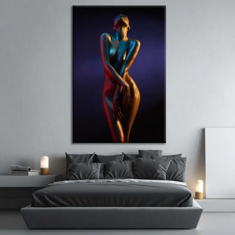 Sexy Girl Abstract Wall Art, Sexy Female, Sensual Photography, Erotic Fetish, Sexy Body Painting, Sensual Body Art, Sexy Bedroom Art, Mature - 4