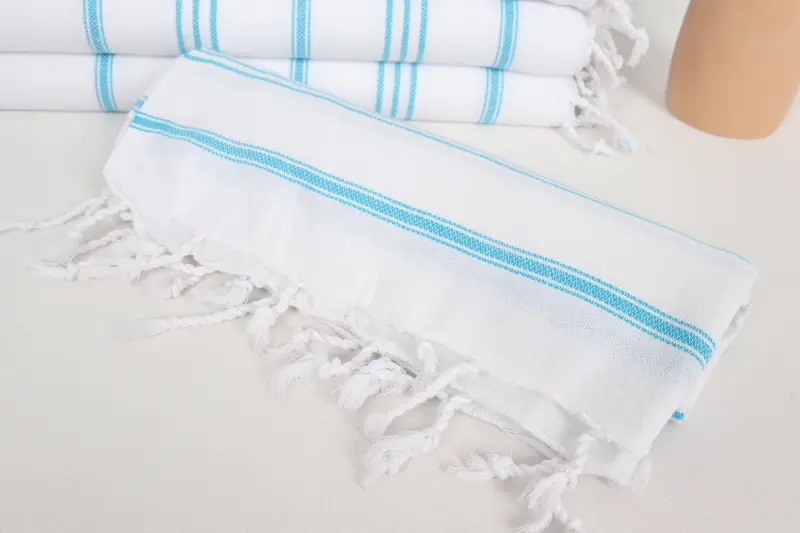 Decorative Towel, Bachelorette Favor, 40x24 Cotton Striped Towel, Turkish Tea Towel, Monogram Towels, Turkish Towel Hand Towel, Small Bath Towels - 4