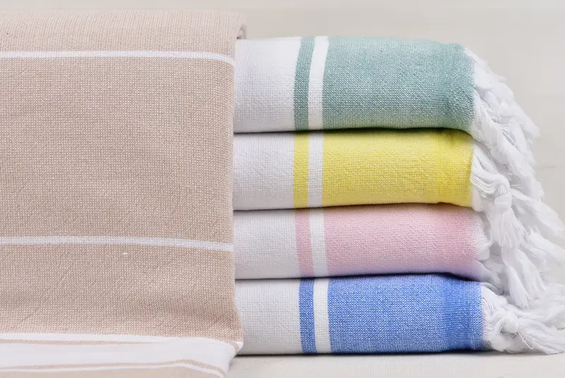 64x36 Cotton Striped Terry Towel, Beach Wedding Favor, Personalized Towel, Custom Towel Beach, Custom Towel, Bridal Shower Gifts, Summer Gift - 1