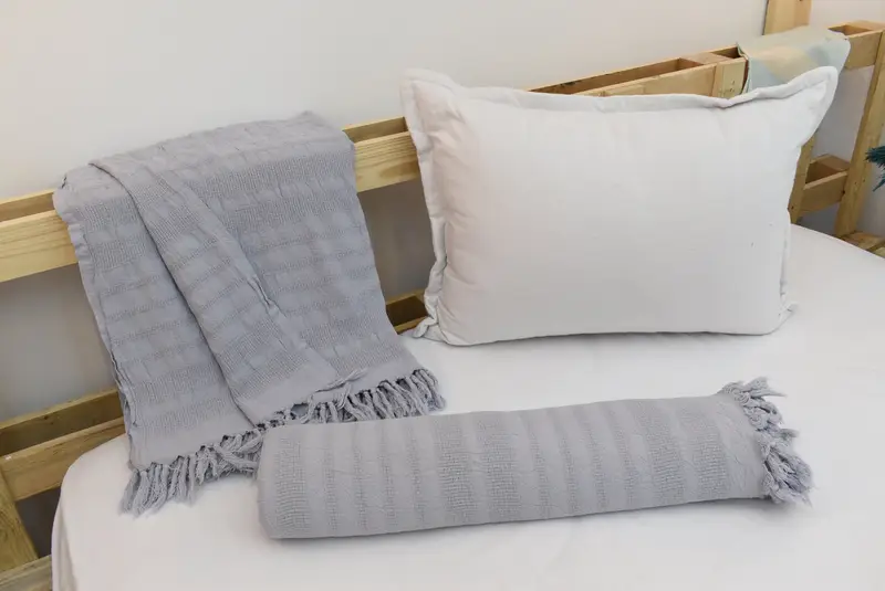Turkish Tablecloth, Best Wedding Gift, 96x68 Cotton Stonewashed Striped Towel, Bachelorette Party Favors, Tablecloth, Sofa Cover, Bridal Shower Gift - 5