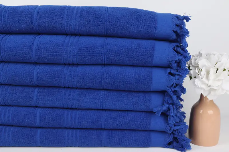 Quick-dry travel peshtemal towel, Quick-dry towel, 70x36 Cotton Striped Terry Towel, Bath towel, Wedding Gifts Towel, Home Gift, Family Gift Basket - 3