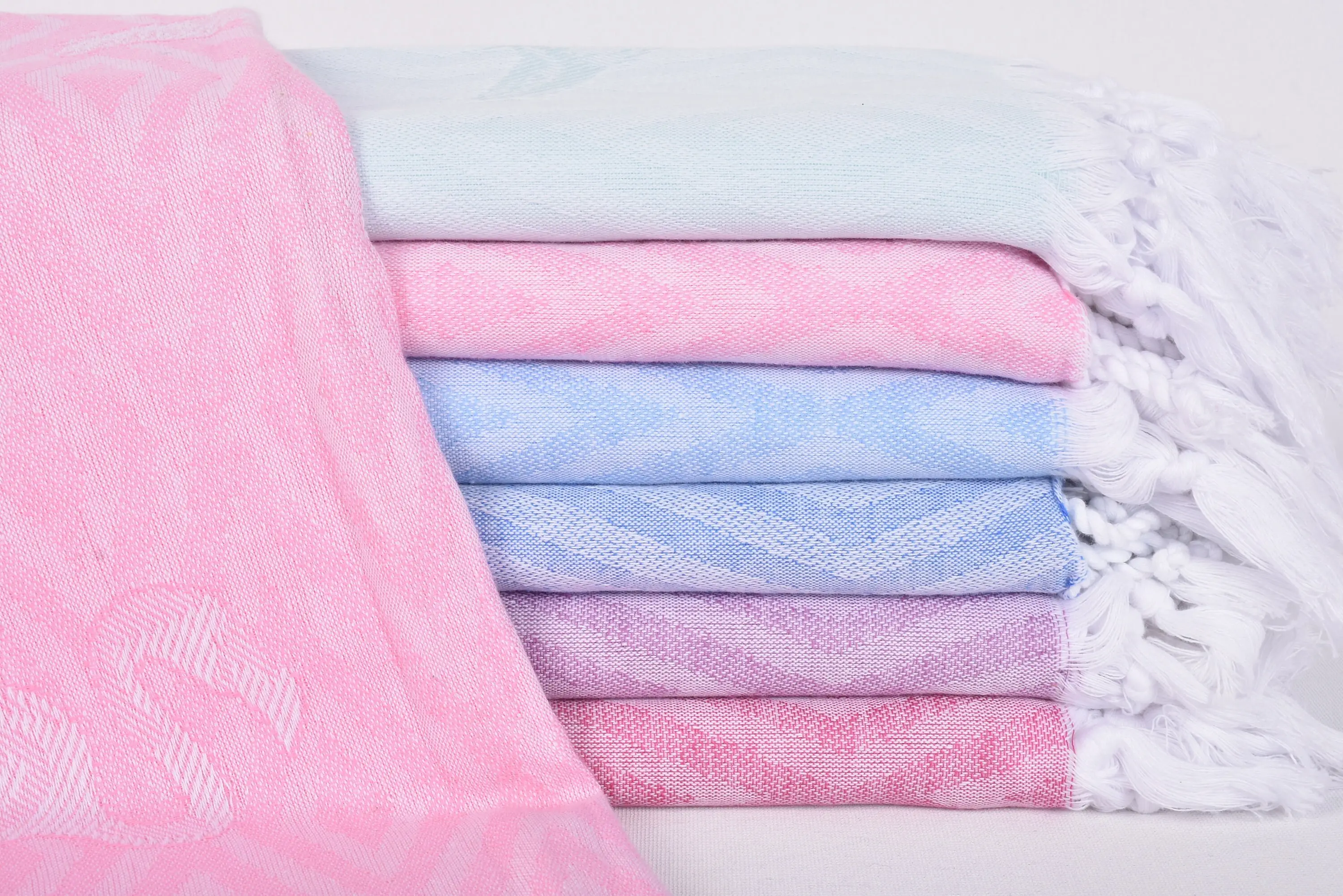 Ice Blue Flamingo Patterned Towel, Monogrammed Beach Towel, 70x40 Inches - 1
