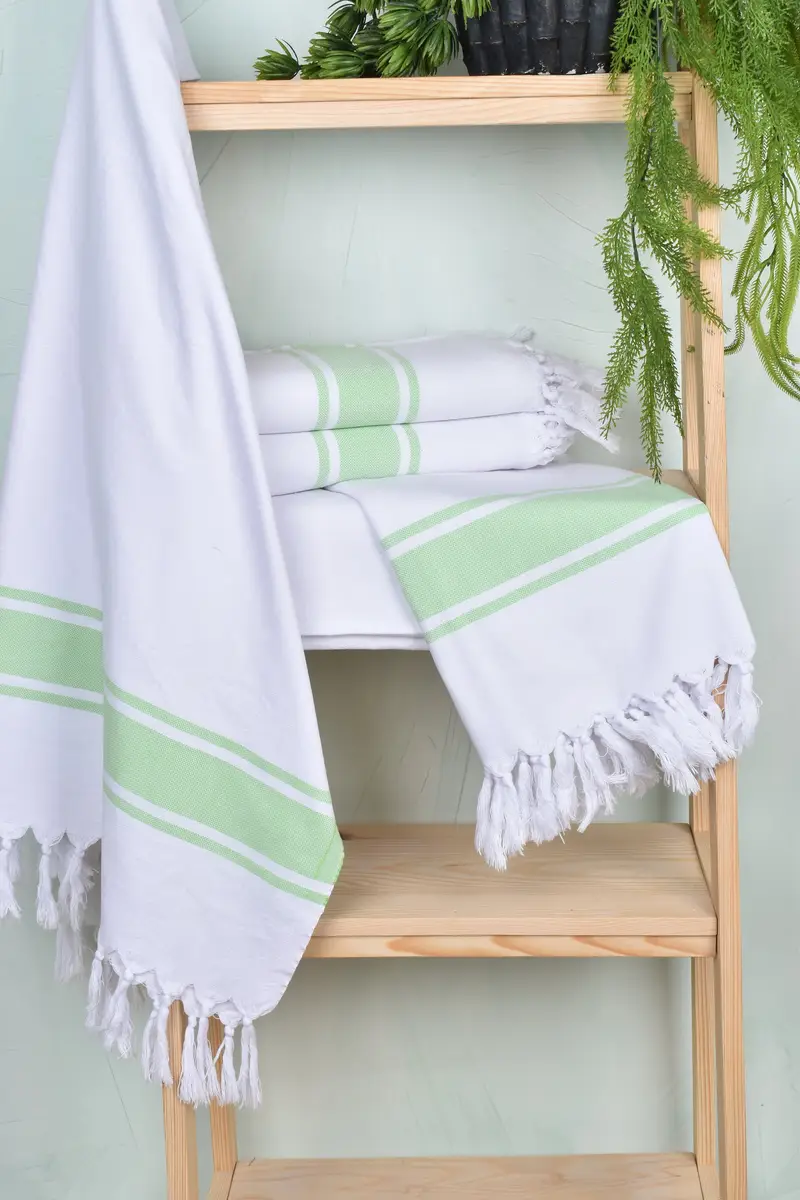 70x40 Cotton Striped Towel, Luxury towel, Grandma Gift, Lightweight Turkish towel, Bachelorette Party Gifts Bridesmaids, Bulk Order Towel - 6