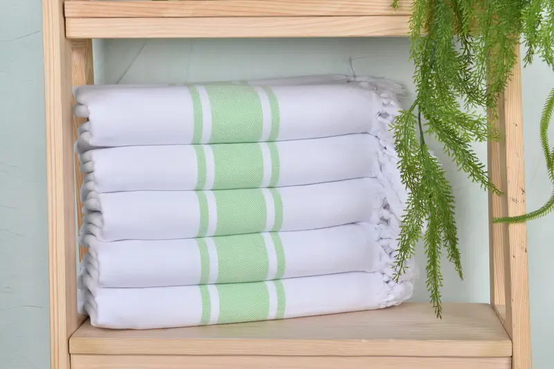 70x40 Cotton Striped Towel, Luxury towel, Grandma Gift, Lightweight Turkish towel, Bachelorette Party Gifts Bridesmaids, Bulk Order Towel - 1