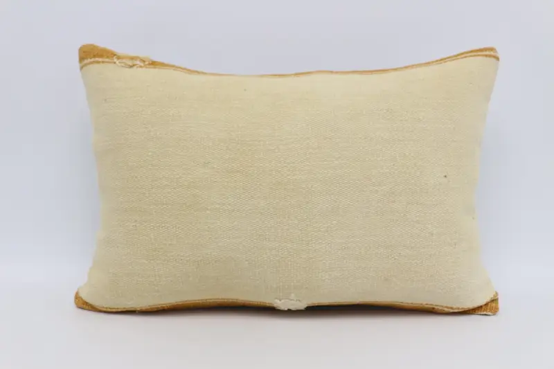 16x24 Beige Pillow, Turkish Pillow, Turkish Corner Pillow Case, Pillow for Couch, Pillow Sham, Christmas Pillow, Ethnical Kilim Rug Pillow - 1