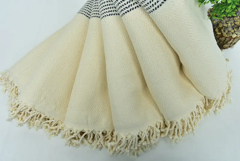 Personalized Gifts, Oversized Beach Towel, Turkish Towel Beach, Personalized Towel Gift, Birthday Gift, 70x40 Cotton Diamond Towel, Peshtemal Towel - 4