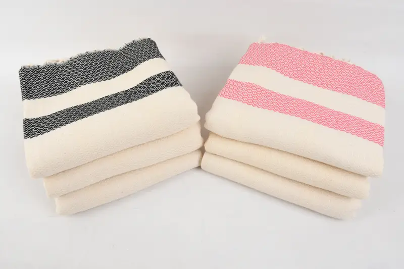Summer Gift Ideas, Custom Wedding Gift, Personalized Towel, Personalized Wedding Gift For Couple, 70x40 Cotton Geometric Towel, Cotton towel - 3