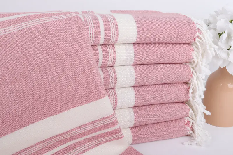 Hochzeitsgeschenk für Braut, Sommergeschenkideen, Brautjungferngeschenk, 60x38 Baumwollstreifenhandtuch, personalisiertes türkisches Handtuch, personalisiertes Brautjungferngeschenk - 1