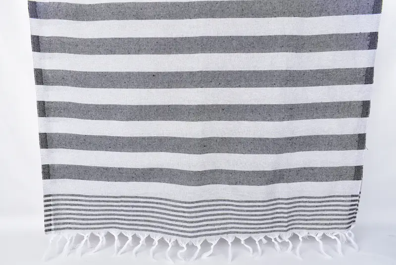 Beach Towel Monogram, 68x36 Cotton Striped Towel, Luxury Beach Towel, Hammam towel, Halloween Gifts, Bachelorette Party Favors, Gift For Him - 8