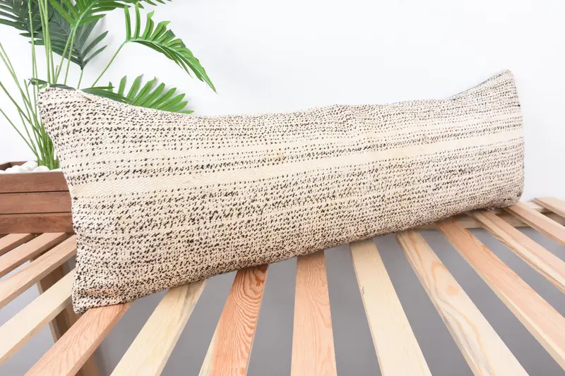 12x36 White Pillow Cover, Throw Kilim Pillow, Square Throw Pillow Cover, Pillow Cover, Vintage Kilim Pillow, Kilim Pillow - 4
