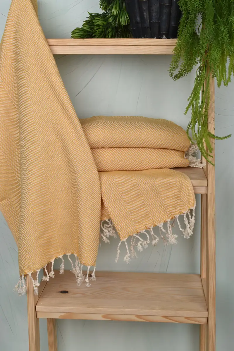 40x20 Cotton Chevron Towel, Small Bath Towels, Personalized Kitchen Towel, Gym Towel, Unique Gift, Gift For Wedding Day, Turkish Towel Hand Towel - 6