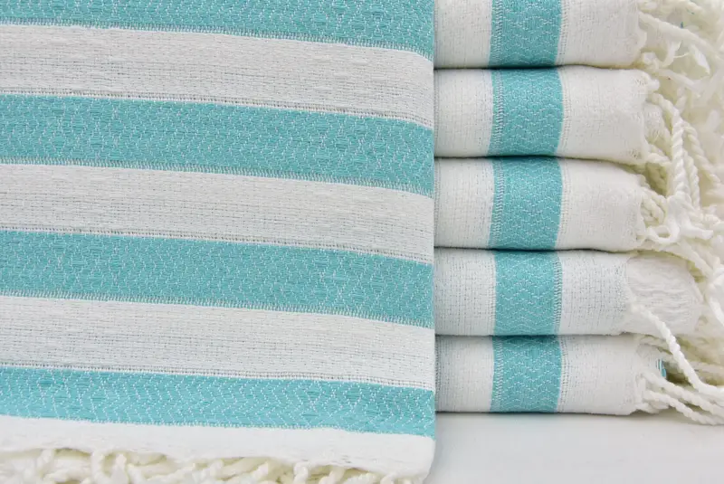 Wedding Shower Gift, Bachelorette Party Gift, Luxury towel, Bachelorette Party Decorations, Bachelorette Beach Towel, 70x36 Cotton Striped Towel - 6