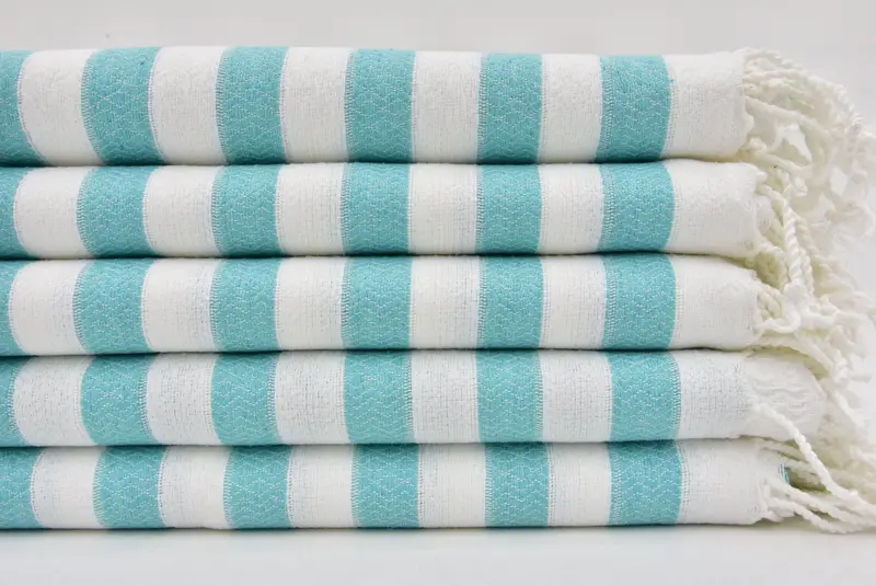 Wedding Shower Gift, Bachelorette Party Gift, Luxury towel, Bachelorette Party Decorations, Bachelorette Beach Towel, 70x36 Cotton Striped Towel - 4