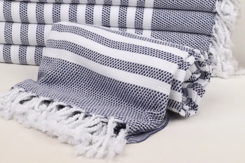 Sand-free towel, Maid Of Honor Gift, Peshtemal Towel, 68x40 Cotton Striped Towel, Towel With Name, Turkish Towel Beach, Turkish Towel USA, Gym Towel - 4