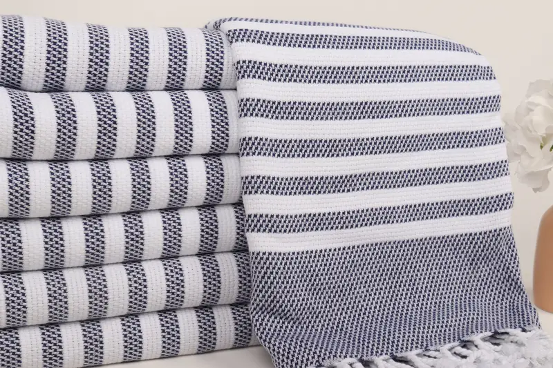 Sand-free towel, Maid Of Honor Gift, Peshtemal Towel, 68x40 Cotton Striped Towel, Towel With Name, Turkish Towel Beach, Turkish Towel USA, Gym Towel - 2