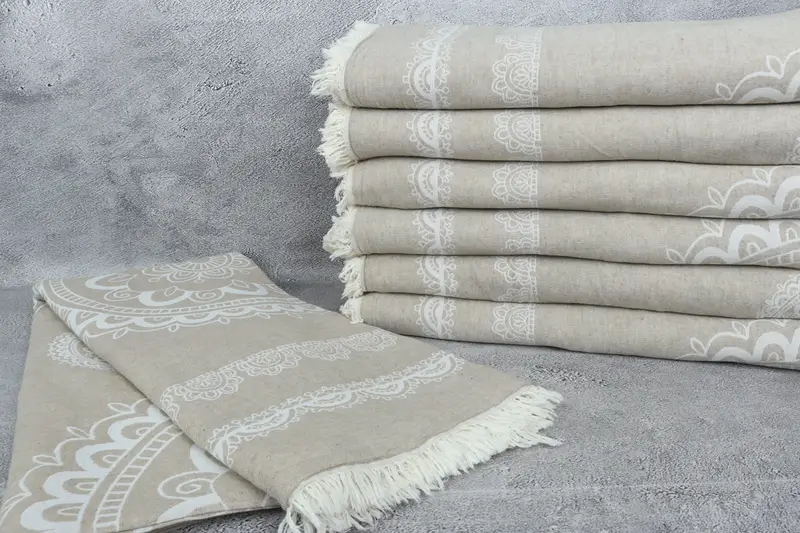 Customized Turkish Blanket, Wedding Favors, Turkish Throw Blanket, Bridal Shower Gift, Customized Throw Blankets, Decorative Bedspread, Bedspread - 2