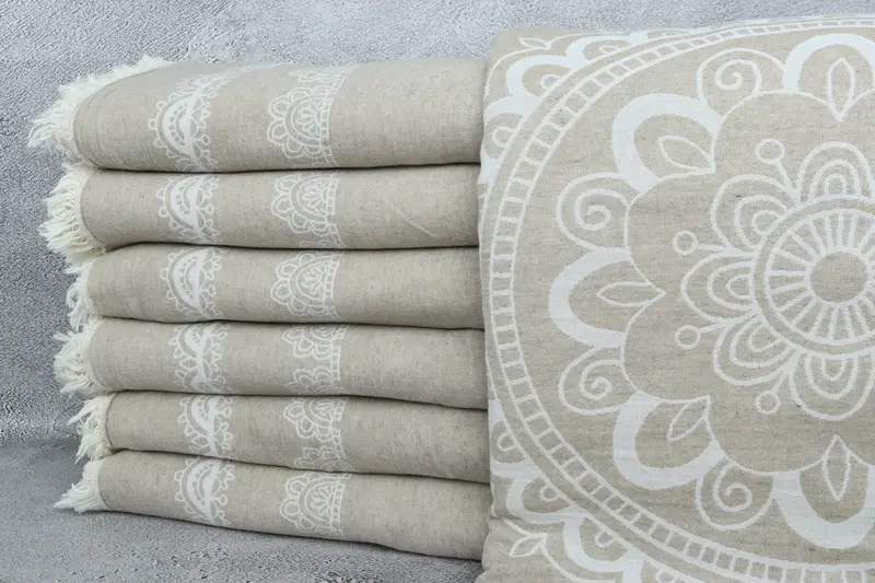 Customized Turkish Blanket, Wedding Favors, Turkish Throw Blanket, Bridal Shower Gift, Customized Throw Blankets, Decorative Bedspread, Bedspread - 1