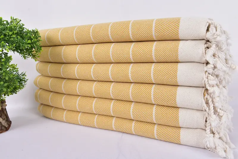 Summer Gift, Bridal Shower Gift, Organic Towel, 70x40 Cotton Herringbone Towel, Personalized Towel, Turkish Beach Towel Monogram, Gift For Boyfriend - 3