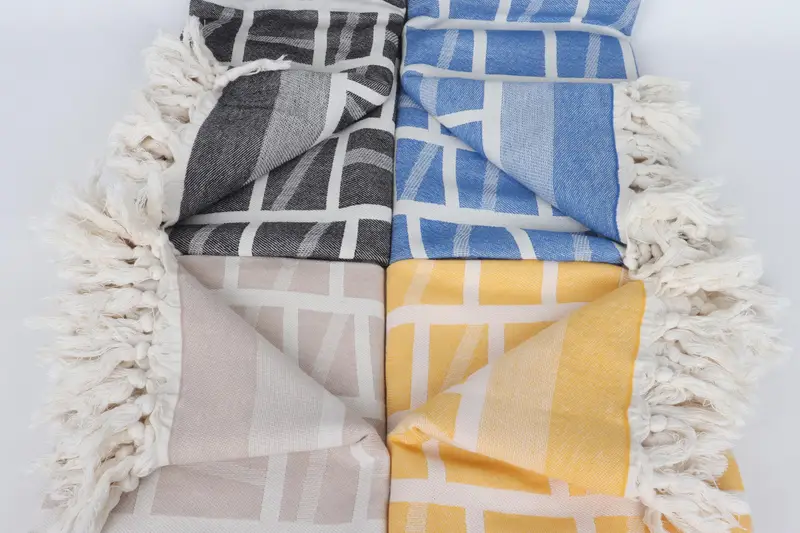 Cotton towel, Gift For Best Friend, Decorative Towel, Turkish Towel Personalized, Organic towel, Housewarming Gift, 70x34 Cotton Patterned Towel - 4