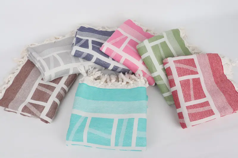 Cotton towel, Gift For Best Friend, Decorative Towel, Turkish Towel Personalized, Organic towel, Housewarming Gift, 70x34 Cotton Patterned Towel - 3