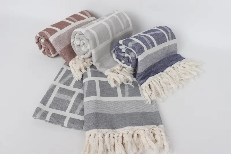 Cotton towel, Gift For Best Friend, Decorative Towel, Turkish Towel Personalized, Organic towel, Housewarming Gift, 70x34 Cotton Patterned Towel - 5