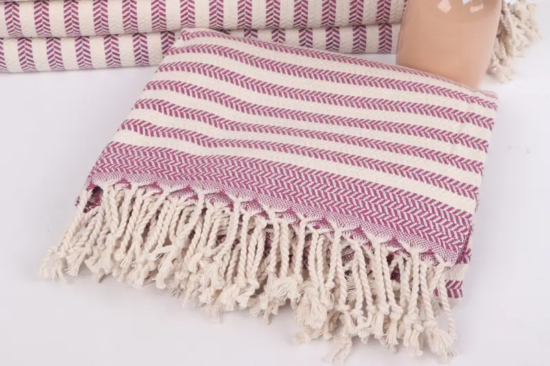Personalized Towel, Bachelorette Party Gifts, Christmas Favors, Luxury Turkish peshtemal beach towel, 70x40 Cotton Chevron Towel, Turkish towel - 5