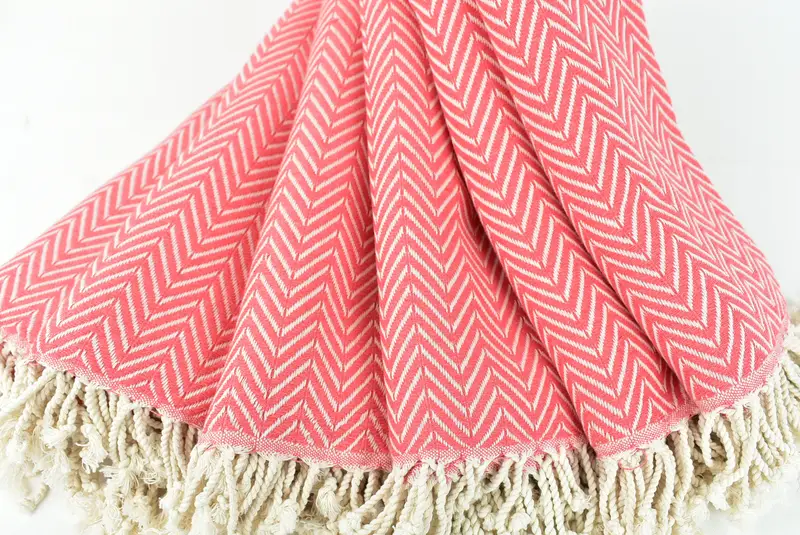 Toalla de decoración del hogar, toalla de regalo de dama de honor, favores de boda, toalla de zig zag de algodón 70x40, toalla de playa para niños, regalo de boda personalizado, toalla orgánica - 4