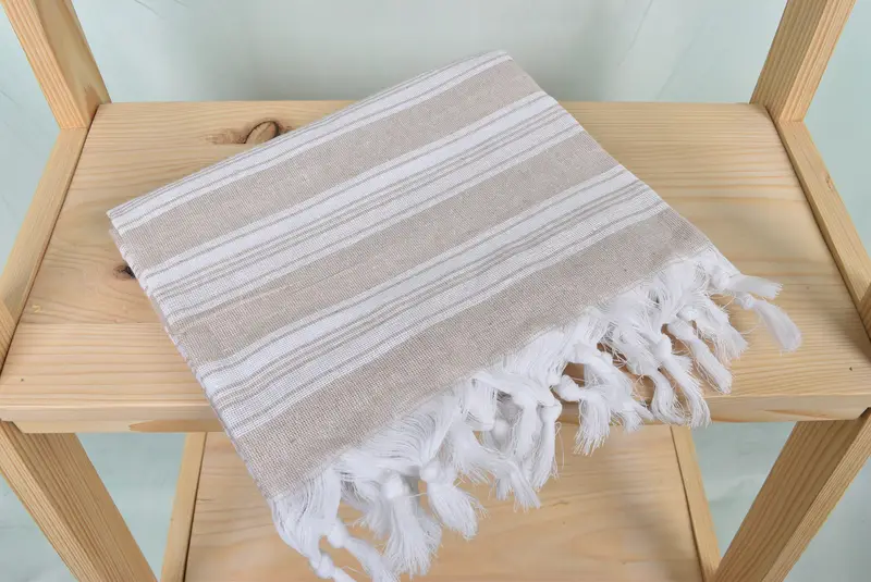 Turkish bath towel, Beach Towel Bulk, Bachelorette Favor, Mexico Bachelorette Party Gifts, Yoga Towel, Best Friend Gift, 70x40 Cotton Striped Towel - 5