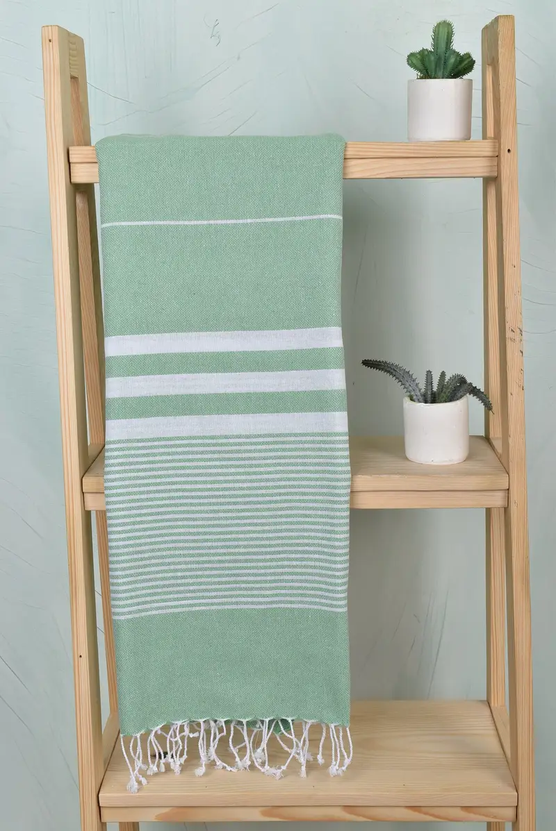 70x40 Cotton Striped Towel, Bachelor Party Favors, Peshtemal Towel, Bachelorette Party Decorations, Lightweight towel, Personalized Wedding Gift - 8