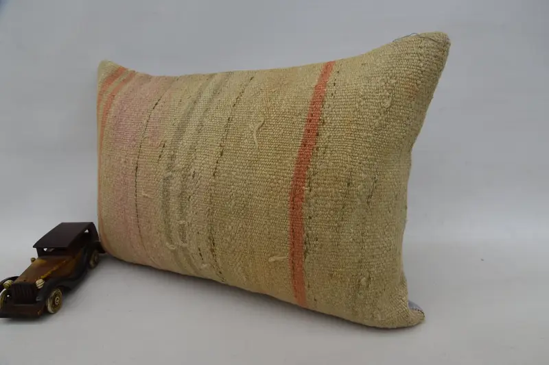 16x24 Beige Pillow Case, Pillow, Vintage Kilim Throw Pillow, Pet Pillow Sham, Home Decor Pillow, Decorative Throw Pillow Sham, Boho Pillow - 3