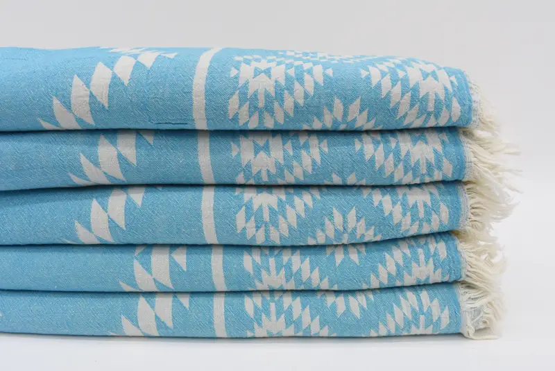 Toalla de fouta, toalla de viaje, toalla de kilim de algodón 70x36, regalos de soltero, toalla de playa personalizada, toalla de playa turca, regalo personalizado para ella - 1